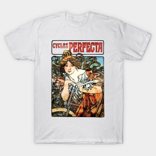 Cycles Perfecta - Alphonse Mucha T-Shirt